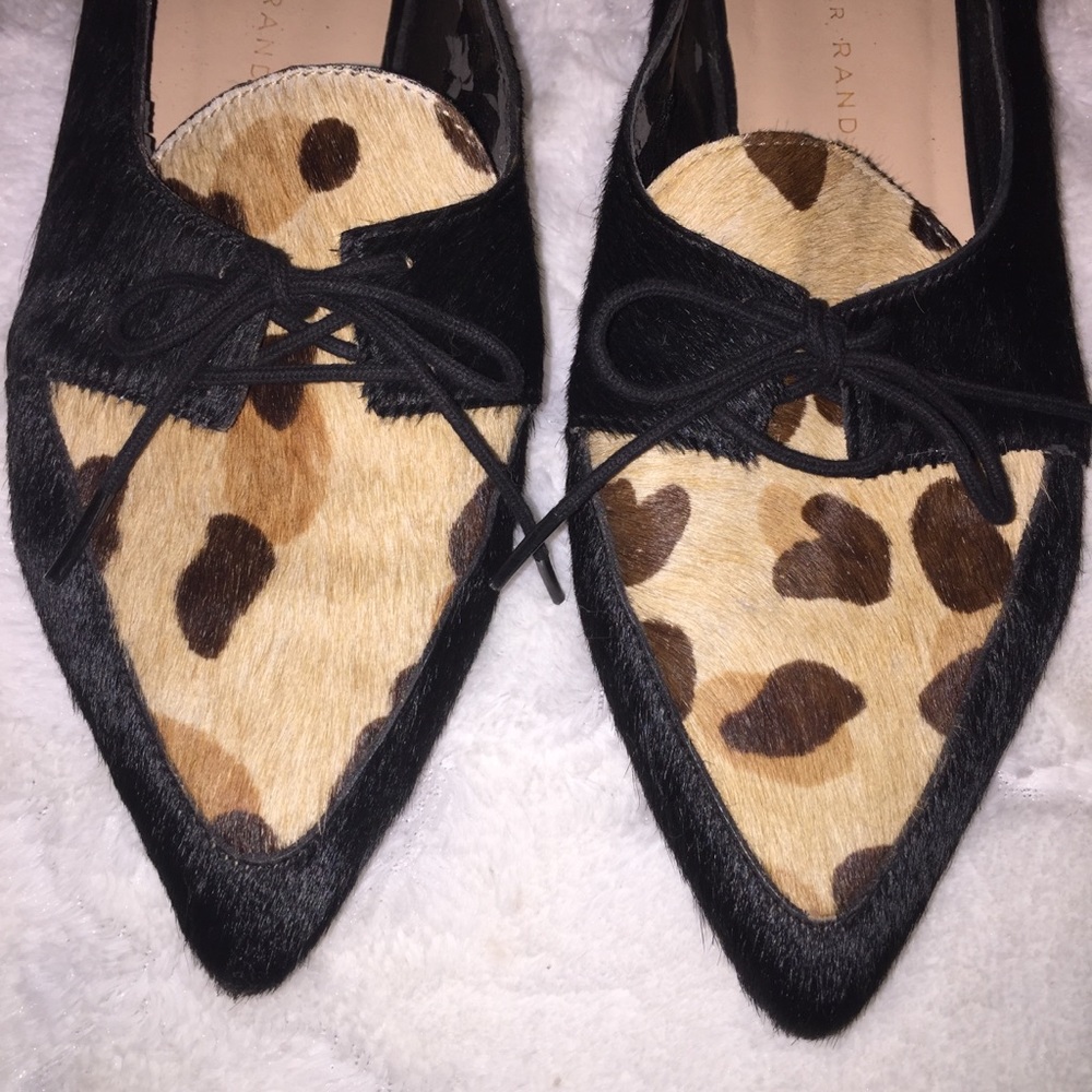 Loeffler Randall Beatriz Cheetah Oxfords 6.5 - Picture 4 of 8